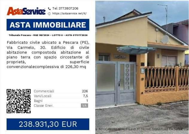 casa indipendente in vendita a Pescara