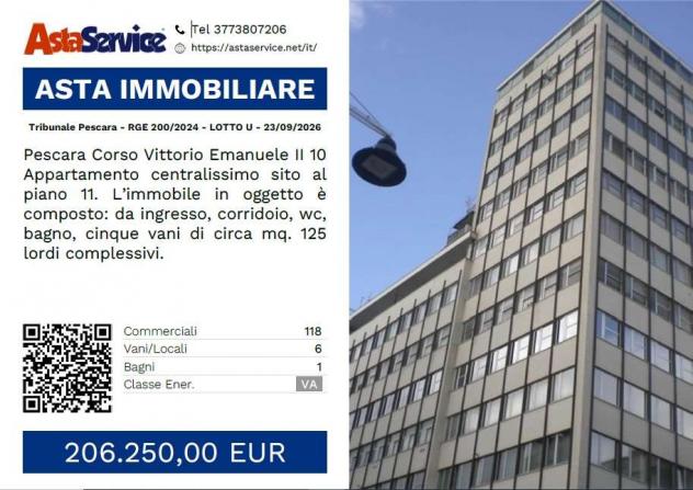 appartamento in vendita a Pescara in zona Centro Città
