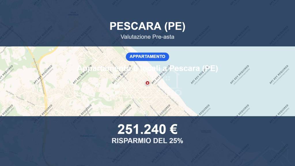 appartamento in vendita a Pescara in zona Castellammare