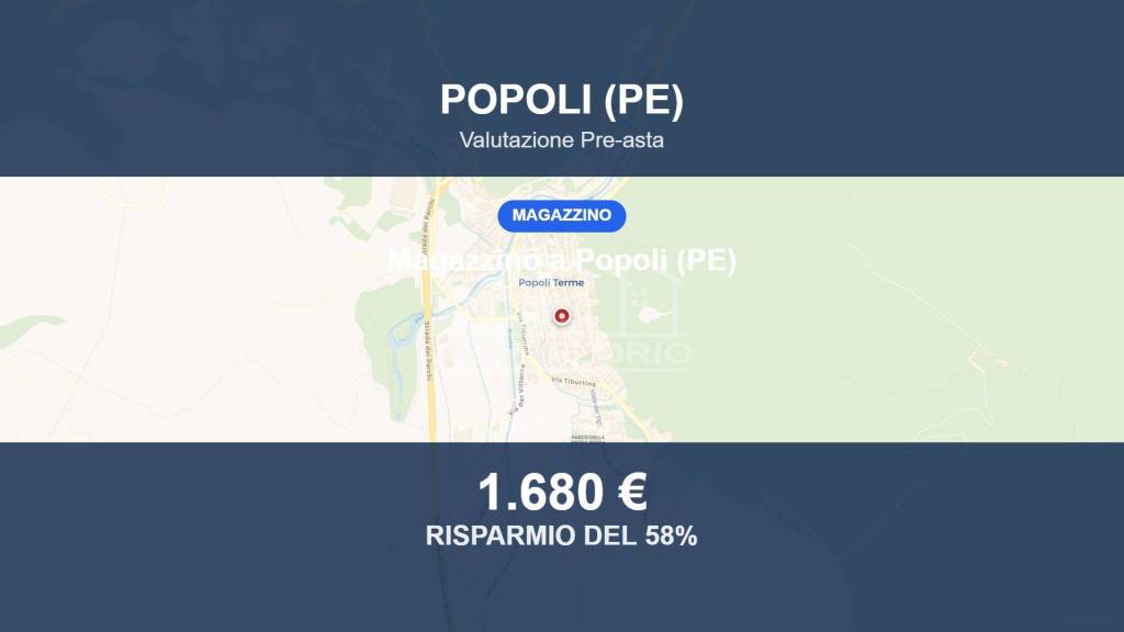 locale commerciale in vendita a Popoli Terme