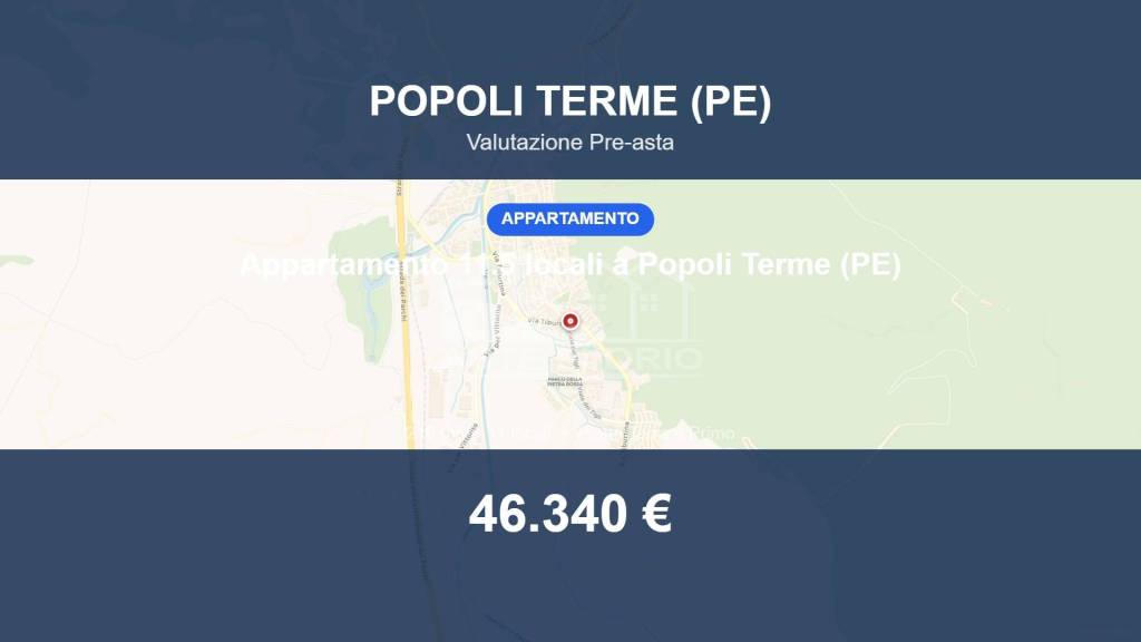appartamento in vendita a Popoli Terme
