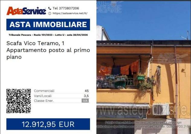 appartamento in vendita a Scafa