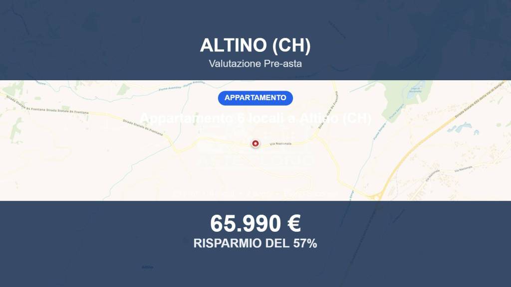 appartamento in vendita ad Altino in zona Luzio
