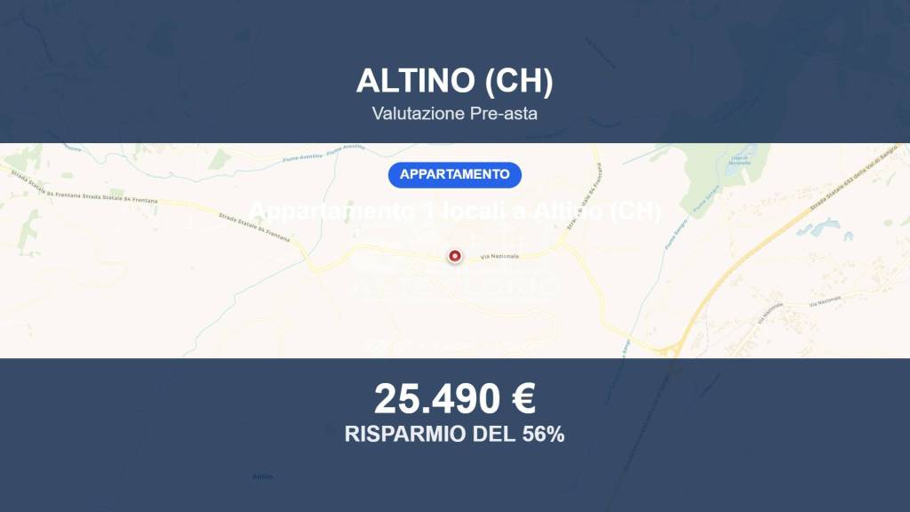 appartamento in vendita ad Altino in zona Luzio