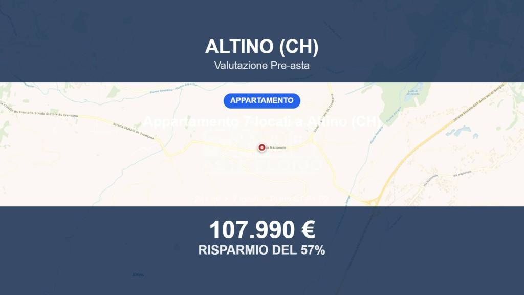 appartamento in vendita ad Altino in zona Luzio