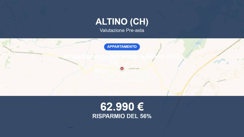 appartamento in vendita ad Altino in zona Luzio