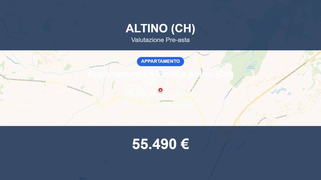 appartamento in vendita ad Altino in zona Luzio