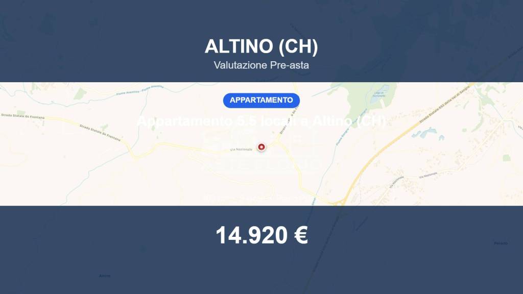 appartamento in vendita ad Altino in zona Luzio