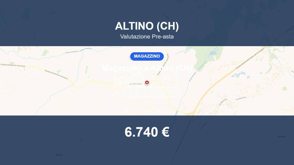locale commerciale in vendita ad Altino in zona Luzio