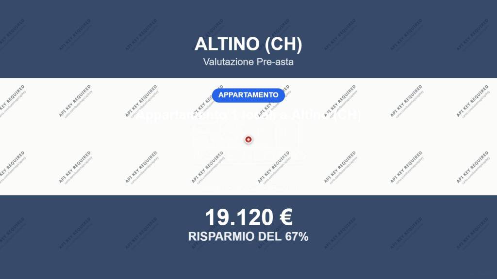 appartamento in vendita ad Altino in zona Luzio