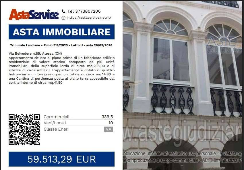 appartamento in vendita ad Atessa