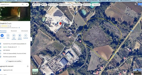 terreno edificabile in vendita a Casacanditella in zona Val di Foro