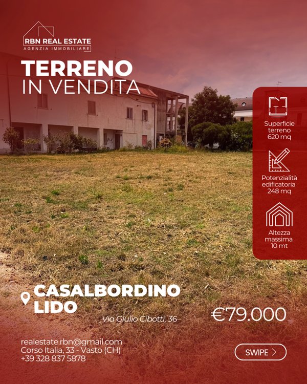 terreno edificabile in vendita a Casalbordino in zona Casalbordino Lido