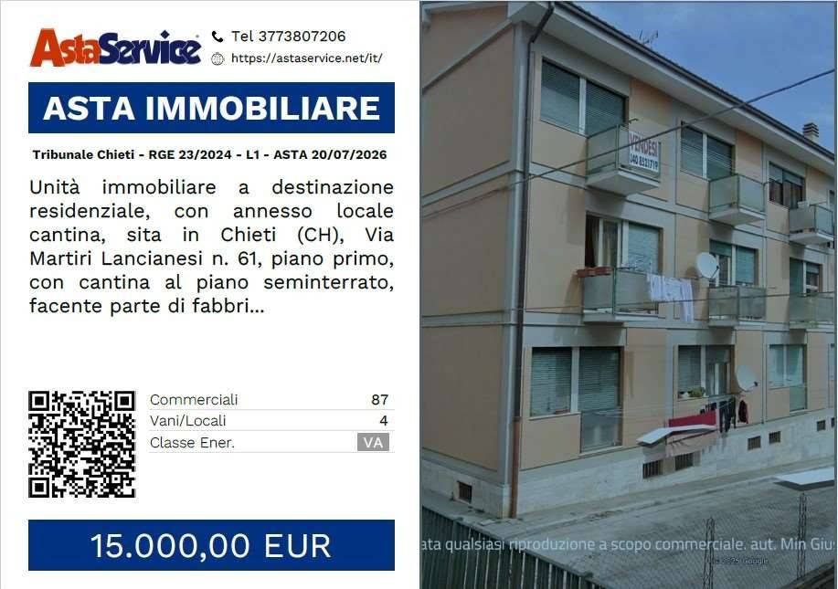 appartamento in vendita a Chieti in zona Viale Europa