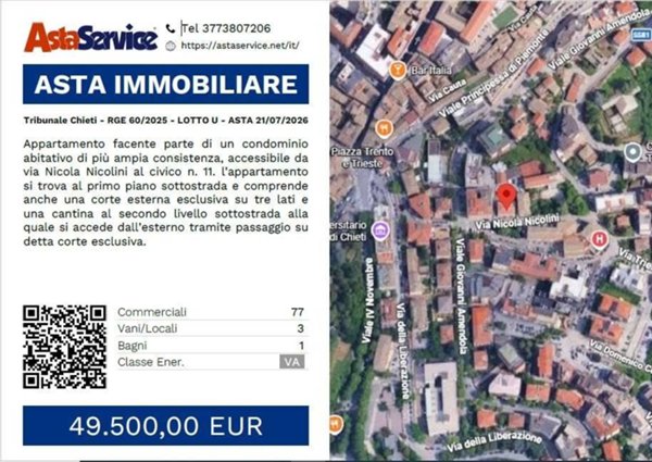 appartamento in vendita a Chieti
