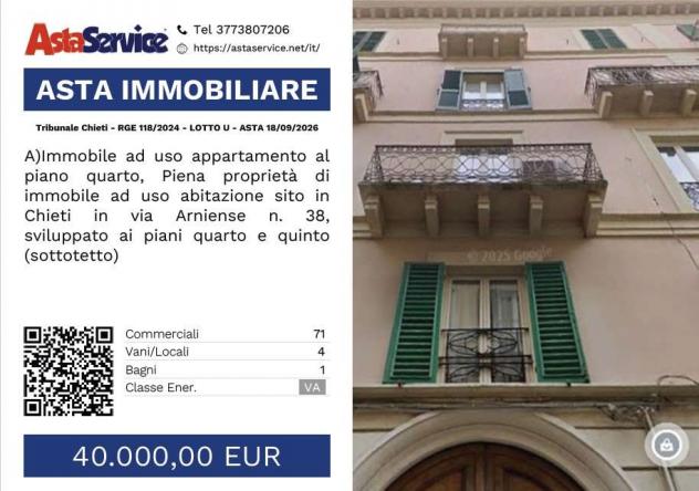appartamento in vendita a Chieti