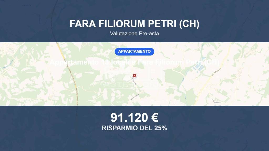 appartamento in vendita a Fara Filiorum Petri