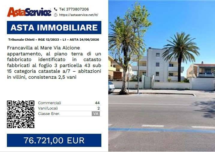 appartamento in vendita a Francavilla al Mare