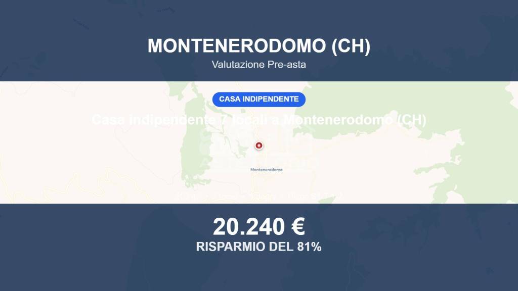 casa indipendente in vendita a Montenerodomo