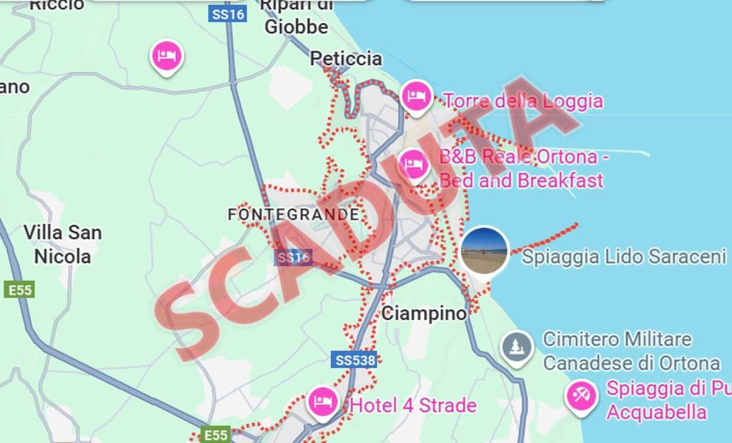 terreno agricolo in vendita ad Ortona in zona Gagliarda