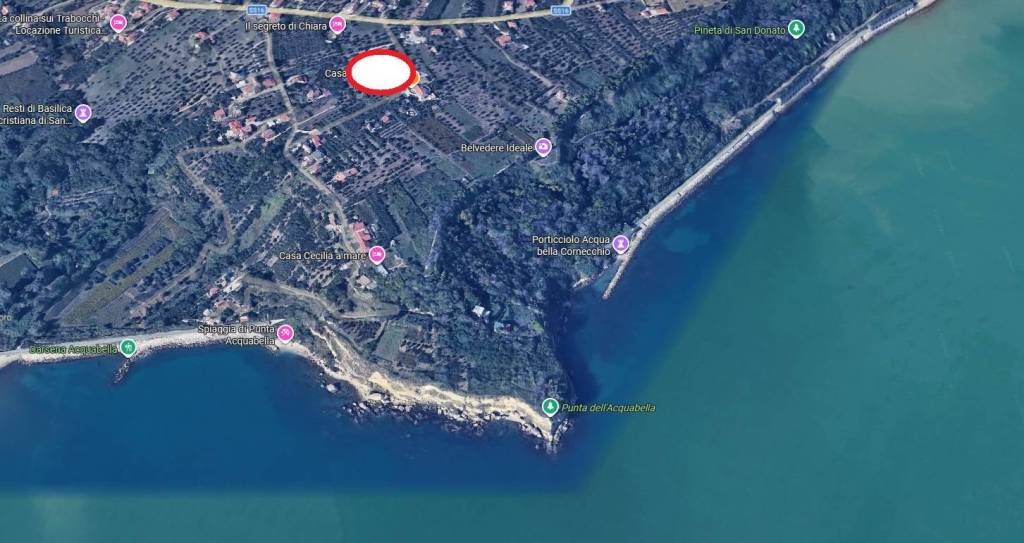 terreno agricolo in vendita ad Ortona in zona Acquabella