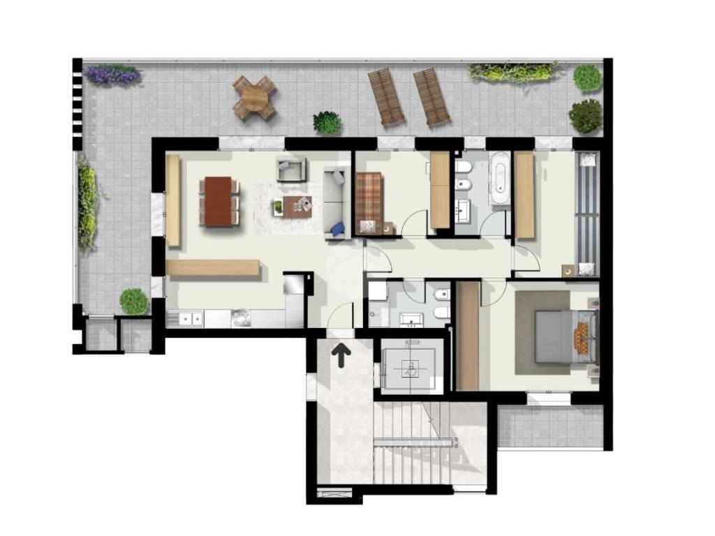 appartamento in vendita a San Giovanni Teatino in zona Sambuceto