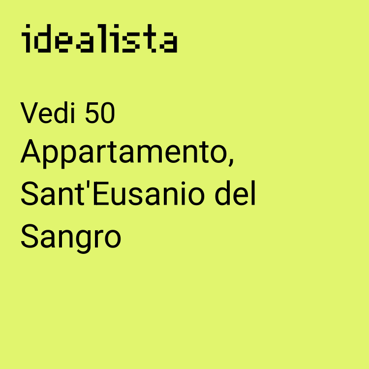 appartamento in vendita a Sant'Eusanio del Sangro