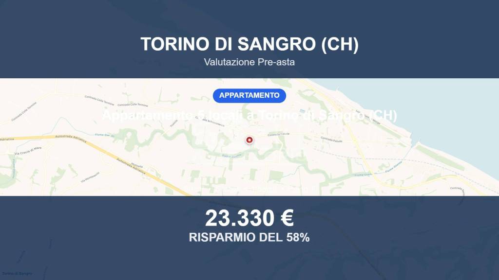 appartamento in vendita a Torino di Sangro