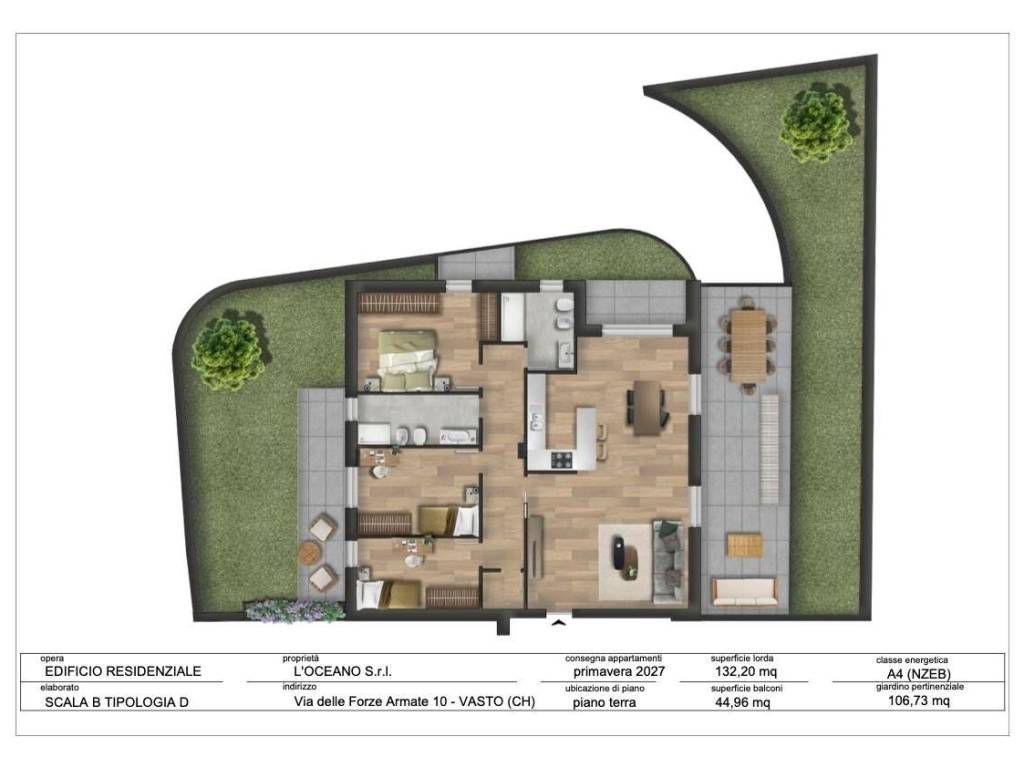 appartamento in vendita a Vasto