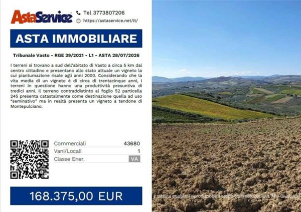 appartamento in vendita a Vasto in zona Montevecchio