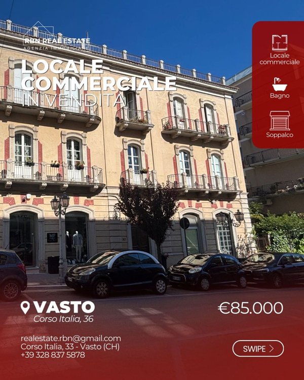 locale commerciale in vendita a Vasto