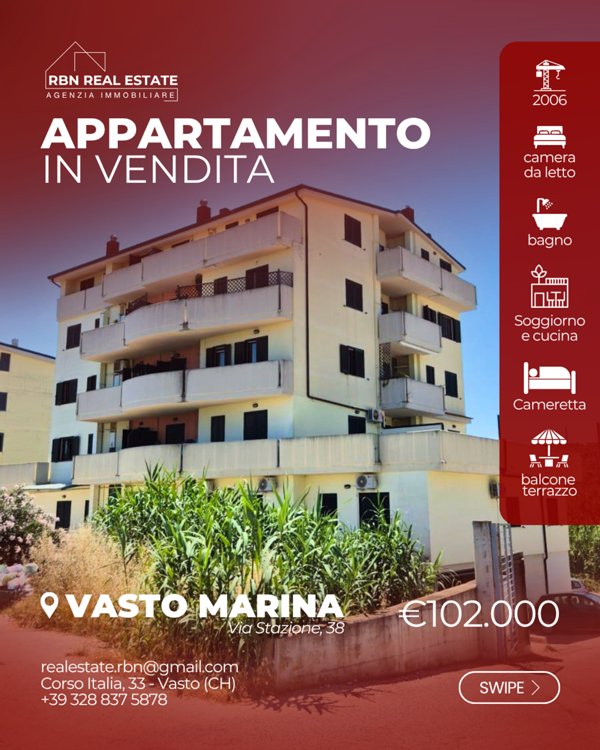 appartamento in vendita a Vasto in zona San Tommaso