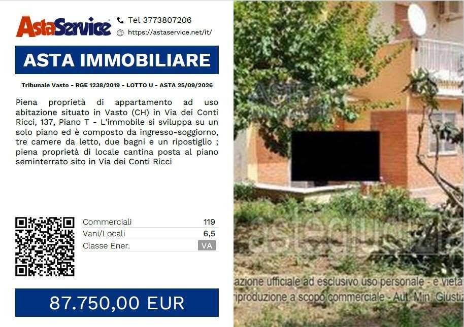 appartamento in vendita a Vasto