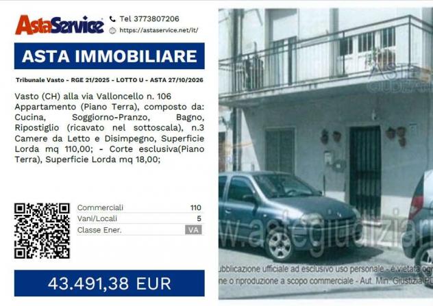 appartamento in vendita a Vasto