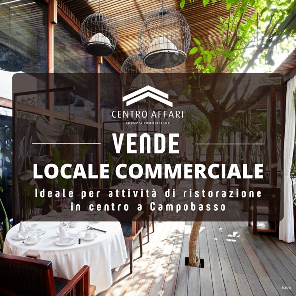 locale commerciale in vendita a Campobasso in zona Centro Città
