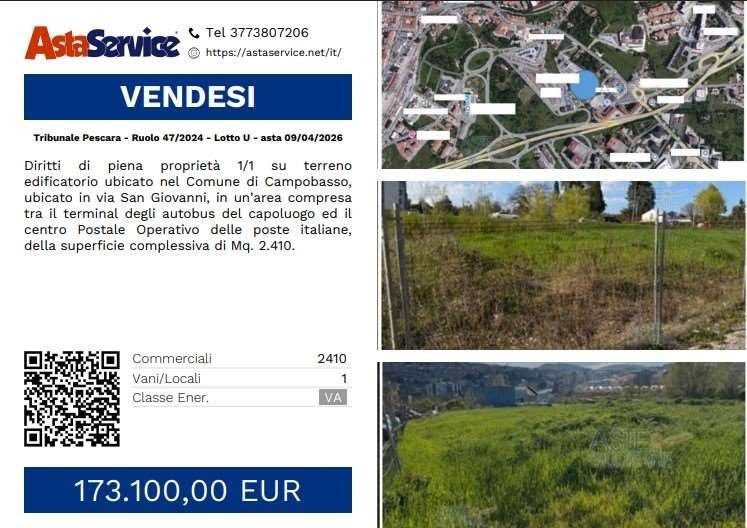 terreno agricolo in vendita a Campobasso