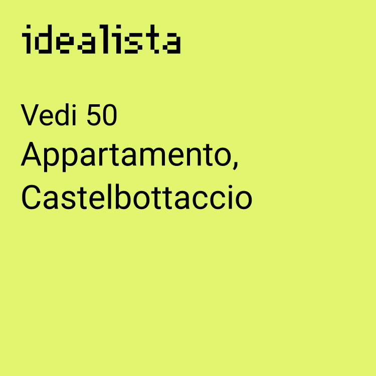 appartamento in vendita a Castelbottaccio