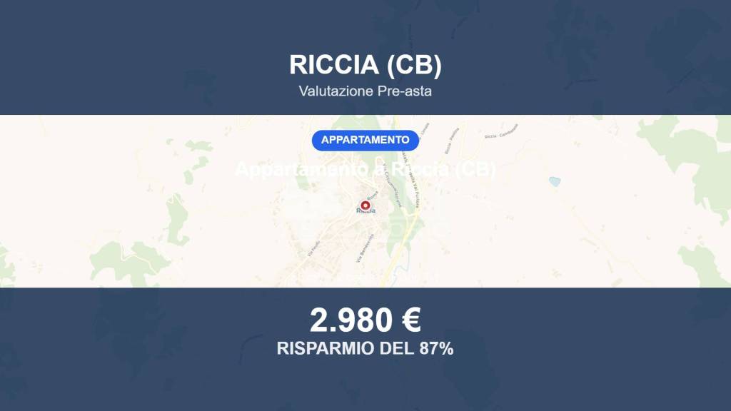appartamento in vendita a Riccia in zona Colle della Macchia