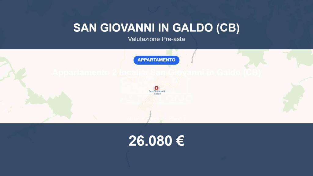 appartamento in vendita a San Giovanni in Galdo
