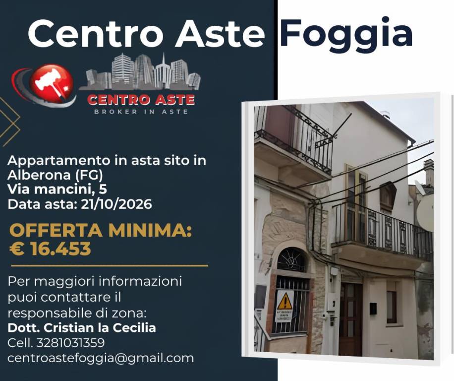 appartamento in vendita ad Alberona
