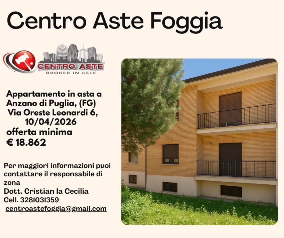 appartamento in vendita ad Anzano di Puglia