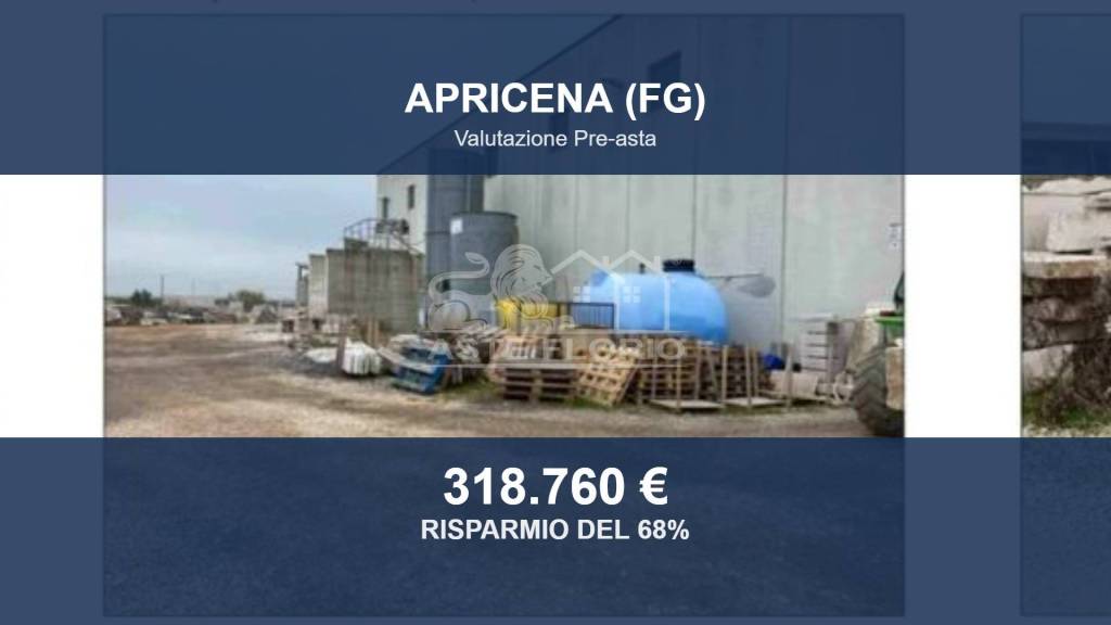 locale commerciale in vendita ad Apricena