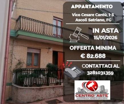 appartamento in vendita ad Ascoli Satriano