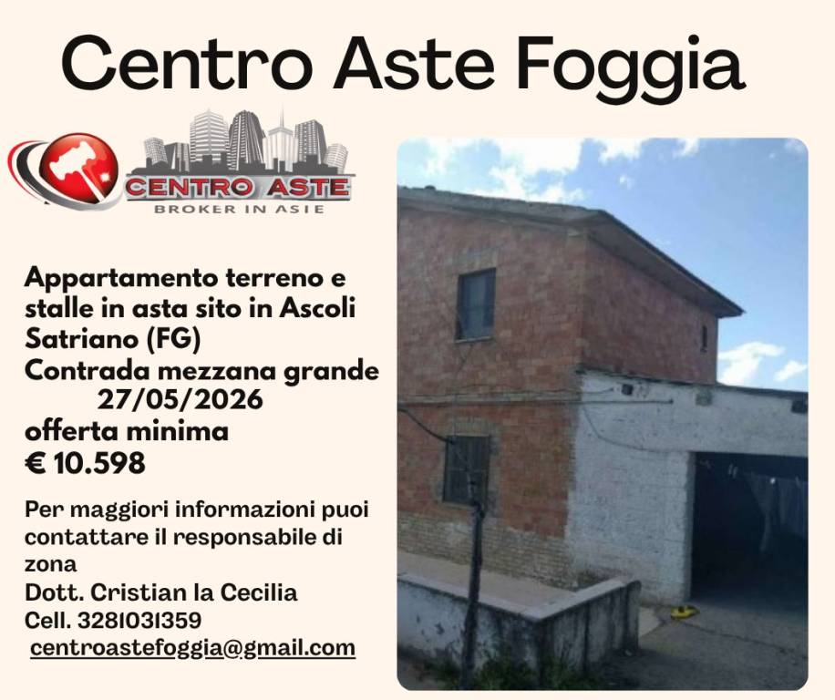 appartamento in vendita ad Ascoli Satriano