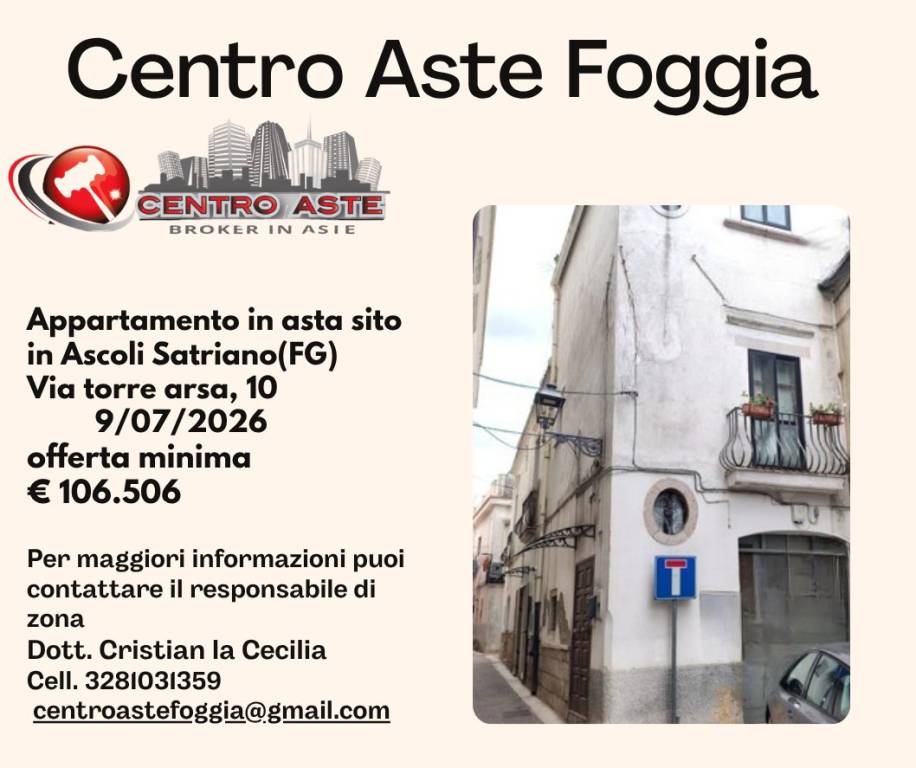 appartamento in vendita ad Ascoli Satriano