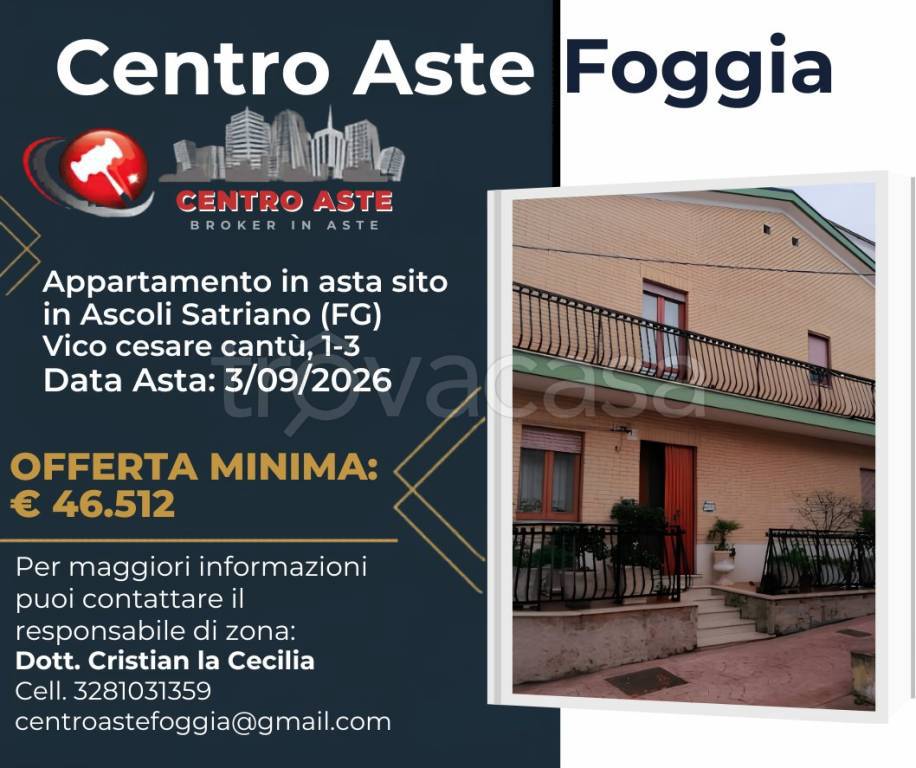 appartamento in vendita ad Ascoli Satriano