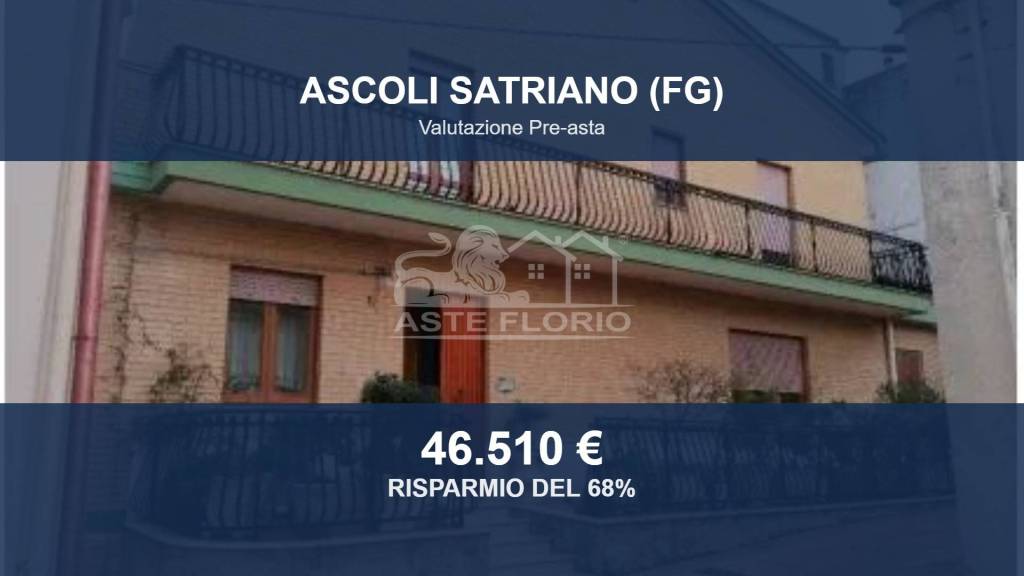appartamento in vendita ad Ascoli Satriano in zona San Carlo