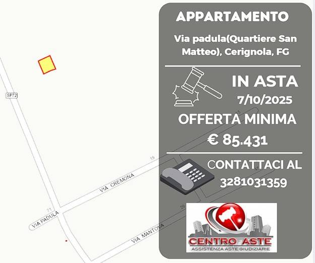 appartamento in vendita a Cerignola