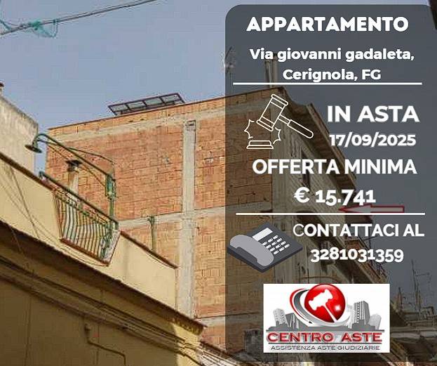 appartamento in vendita a Cerignola in zona Centro Città