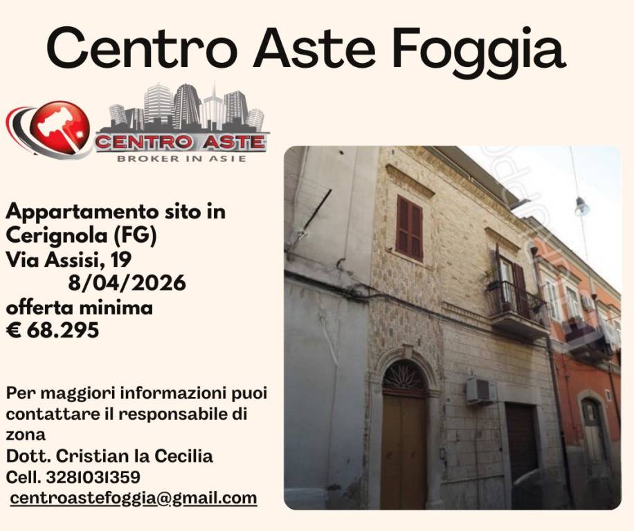 appartamento in vendita a Cerignola in zona Centro Città